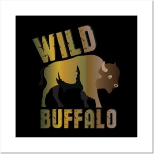 Wild Buffalo Posters and Art